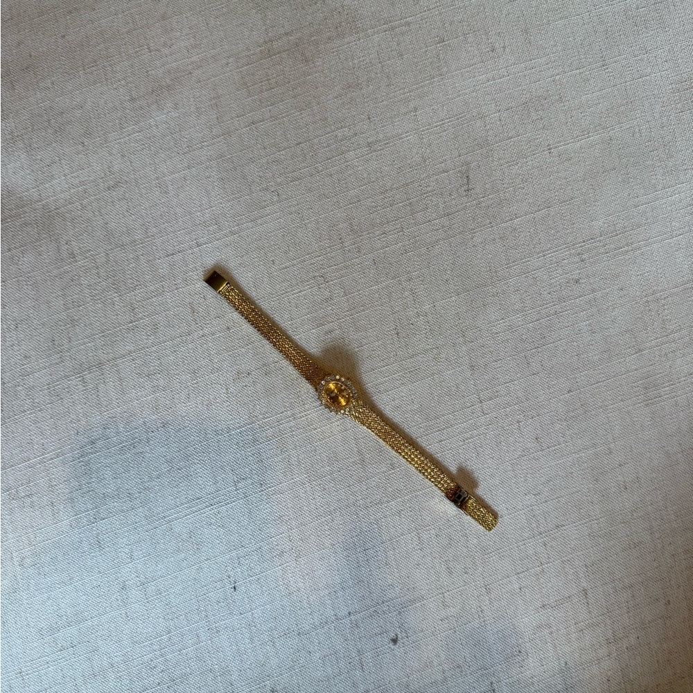 Gold Rhinestone Watch - Picture 4 of 5
